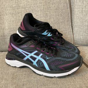 Asics GT-2000 7 Women Black Skylight Running Shoes